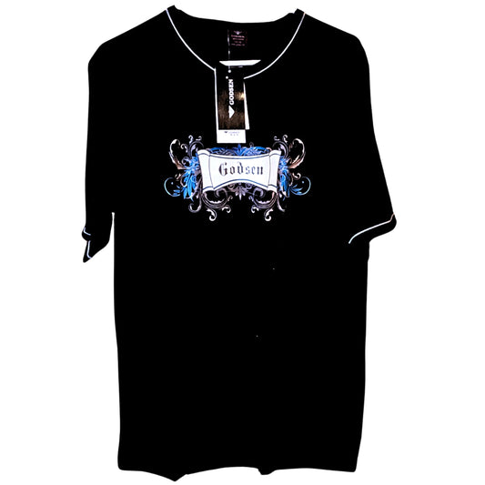 Godsen Logo T-shirt Black Graphic Design Size  XXL  New w/Tags