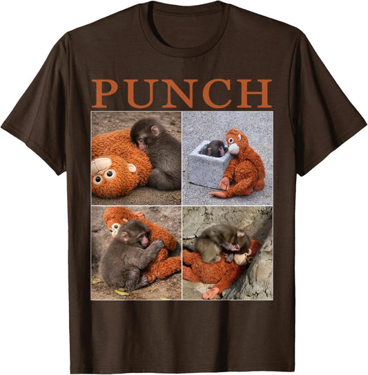 Team Monkey Punch Funny Graphic Design T-Shirt