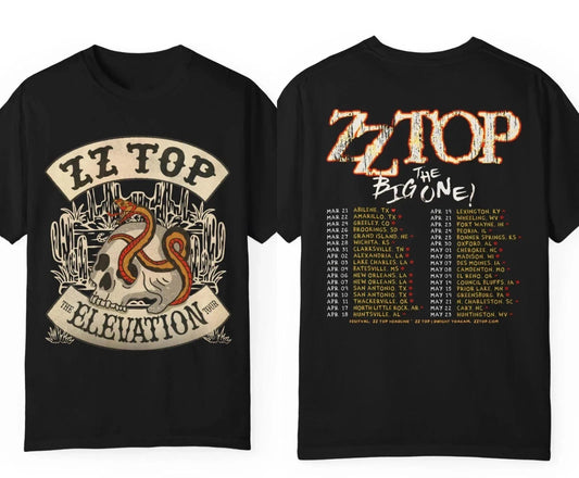 ZZ Top The Big One Tour 2026 T-Shirt