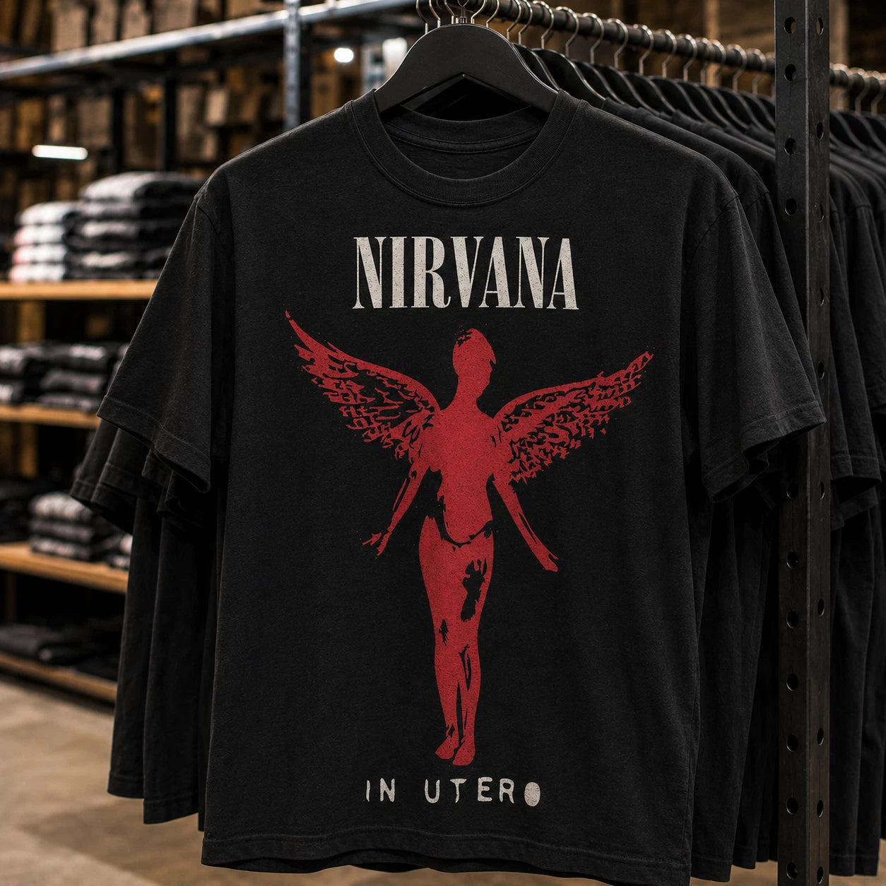 NIRVANA Heavyweight T-Shirt 220GSM | Men’s Women’s Premium 100% Cotton