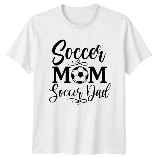 Soccer Mom Soccer Dad T-Shirt Family Soccer Birthday Gift For Him And Her