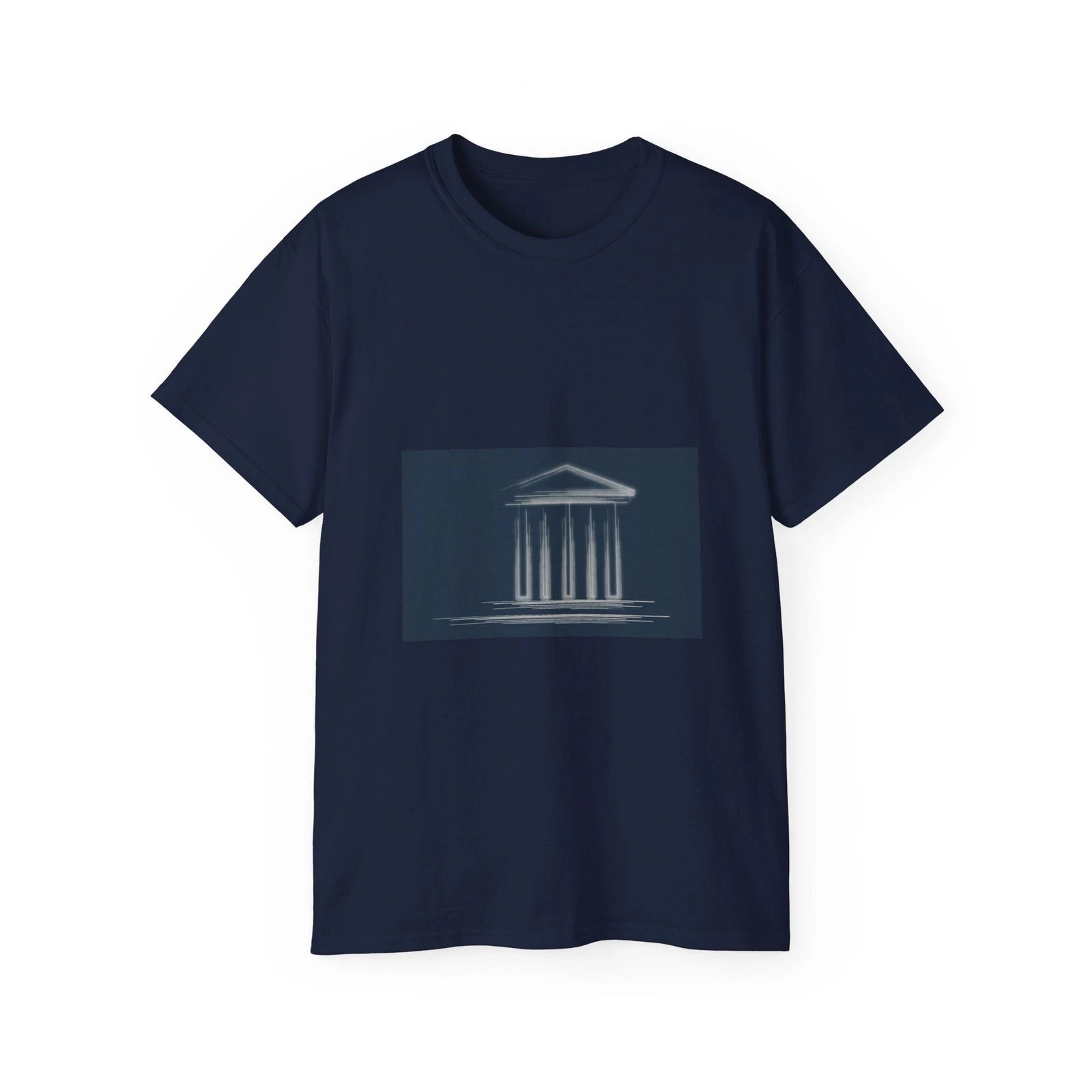 Temple Architecture Museum Ancient Greece | Custom Graphic T-Shirt