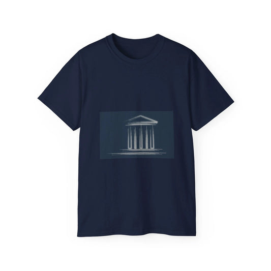 Temple Architecture Museum Ancient Greece | Custom Graphic T-Shirt