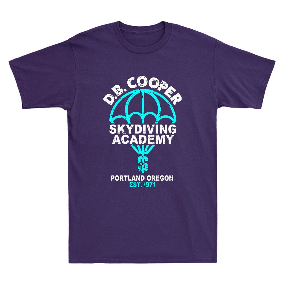 D.B. Cooper T-Shirt - DB Cooper Skydiving Academy Funny Vintage Men's T-shirt