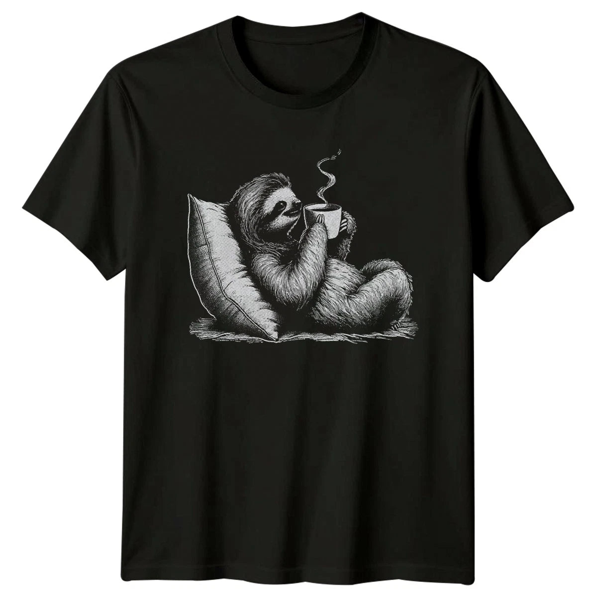 Chill Sloth Taking A Coffee T-Shirt Coffee Break Sloth Animal
