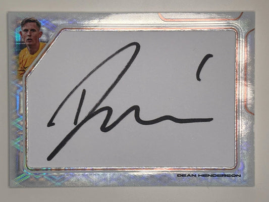 2025 Futera Fans Selection Dean Henderson Auto 1/1