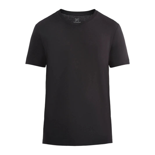 Lot of 12 BRAND NEW w/ TAGS Men’s V NECK BLACK XL T-Shirts Bulk Wholesale Resale