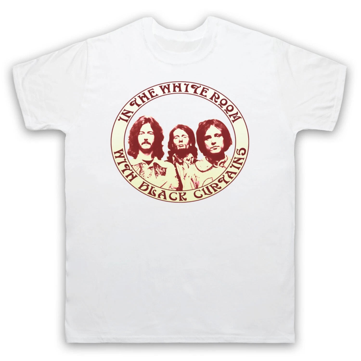CREAM ROCK LEGENDS UNOFFICIAL WHITE ROOM CLAPTON BAND MENS & WOMENS T-SHIRT