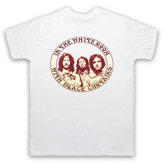 CREAM ROCK LEGENDS UNOFFICIAL WHITE ROOM CLAPTON BAND MENS & WOMENS T-SHIRT