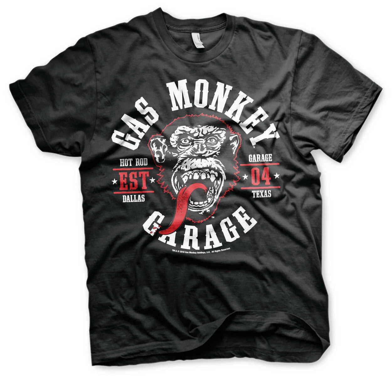 Official merch Gas Monkey Garage (GMG) round logo T-Shirt Round Print Unisex Tee