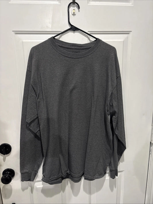 Front Of The Loom Long Sleeve XL Shirt Gray