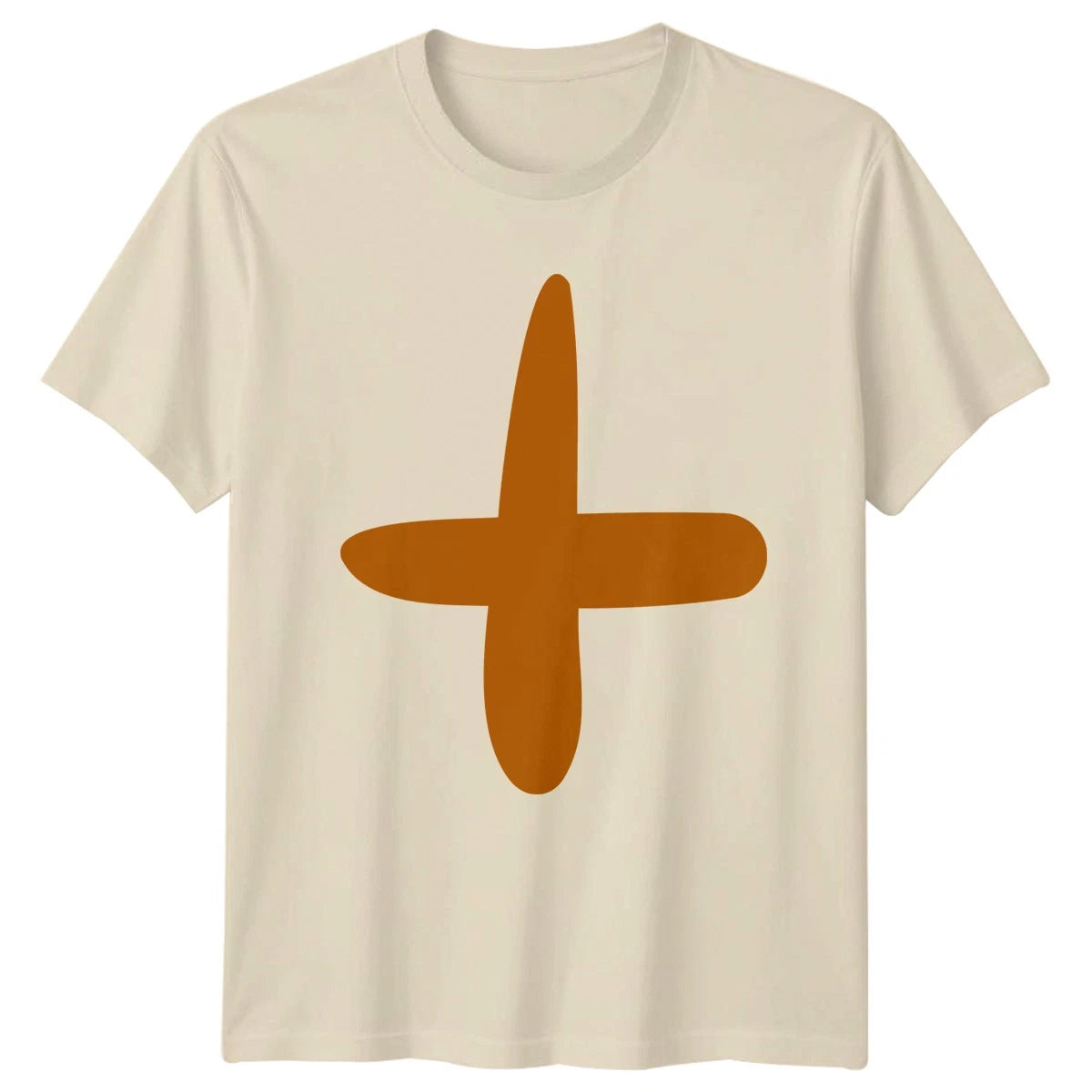 Simple Abstract Plus Sign Minimalist T-Shirt Minimalism Abstract Birthday Gift