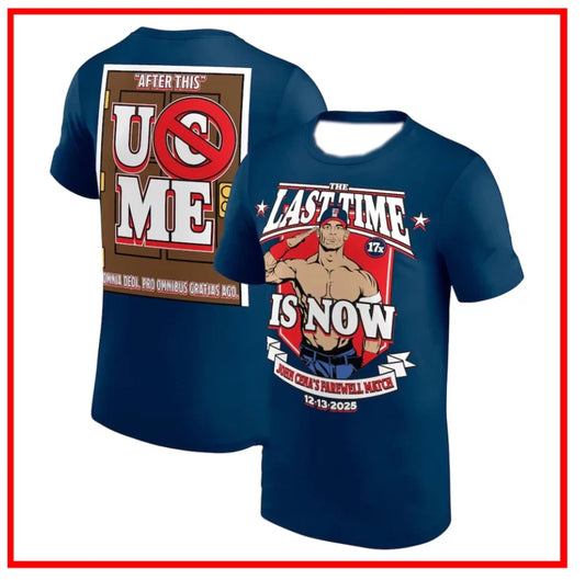 HOT SALE - John Cena Farewell Tour 2025 Washington AOP T-Shirt S-5XL Reprint