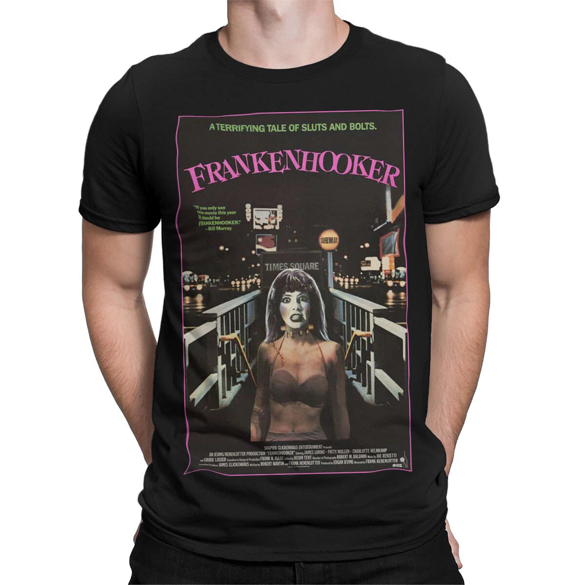 Frankenhooker Horror Film Movie Poster Unisex T Shirt Graphic Tee Top