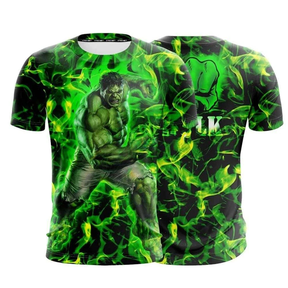 Incredible Hulk Superhero Green Hulk Father’s Day Tshirt 3D