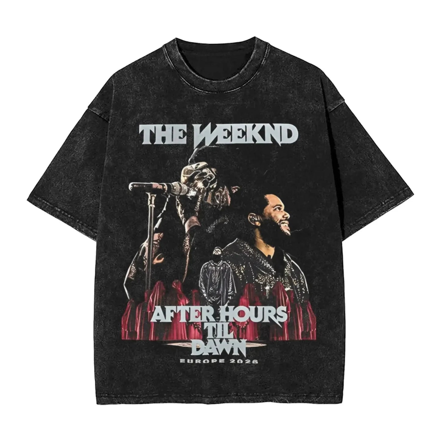 The Weeknd AFTER HOURS TIL DAWN T-Shirt Graphic Print Cotton Unisex Tees