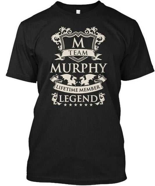 Team Murphy Name Legend Family T-Shirt Made in the USA Size S to 5XL