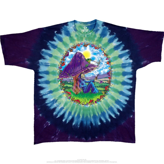 Fantasy Mushroom Haven M, L, XL, 2XL Tie Dye T-Shirt