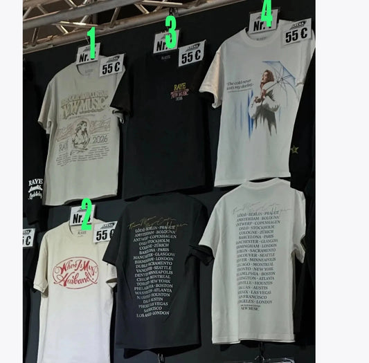 RAYE Tour Merch 2026 Unisex T-shirt Reprint All Size