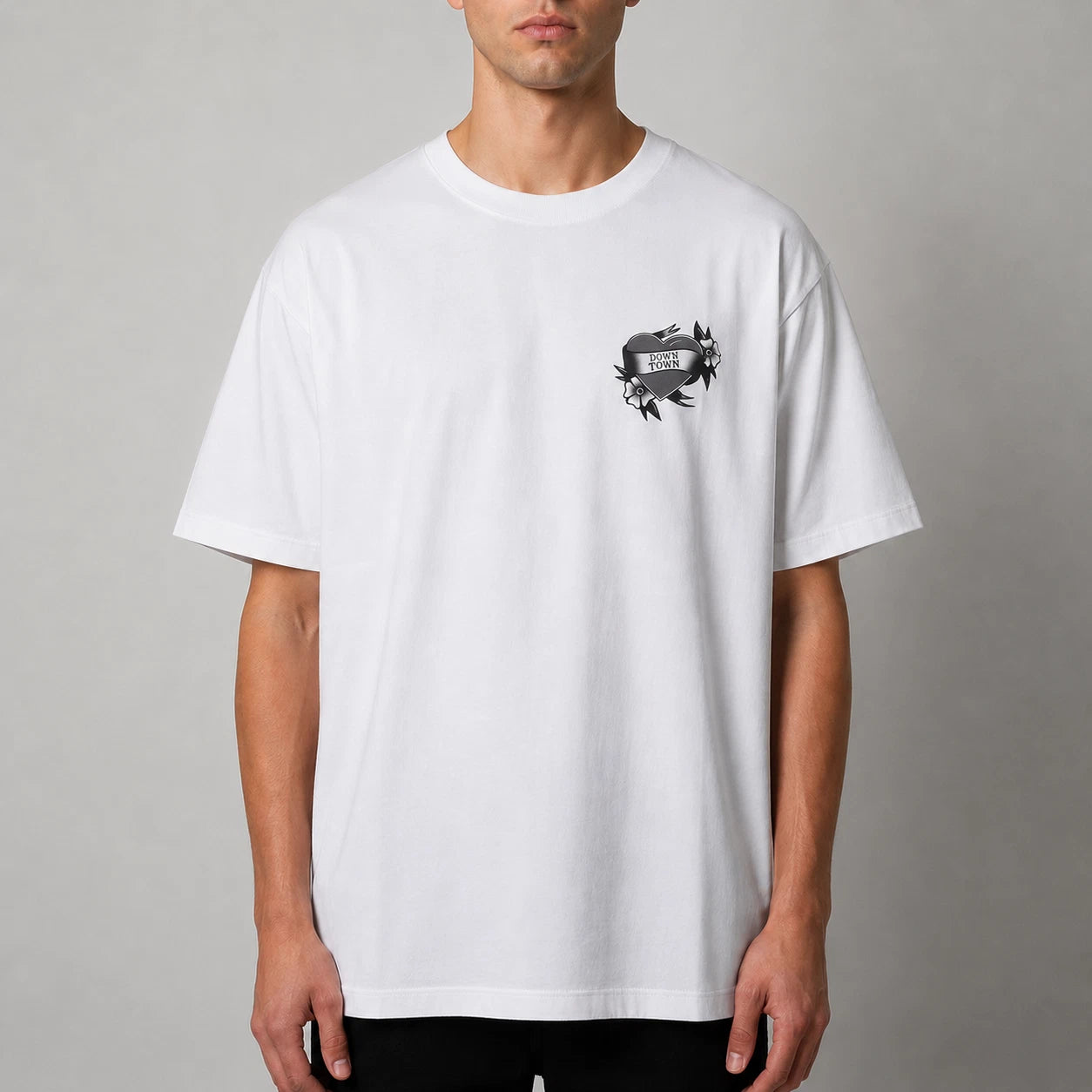 OVO White Downtown Heart Exclusive Tee Shirt - 3XL - New