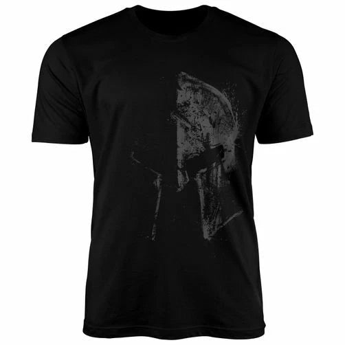 Men's T-Shirt Printed Sparta Helmet Spartan Helmet Print Shirt Fashion