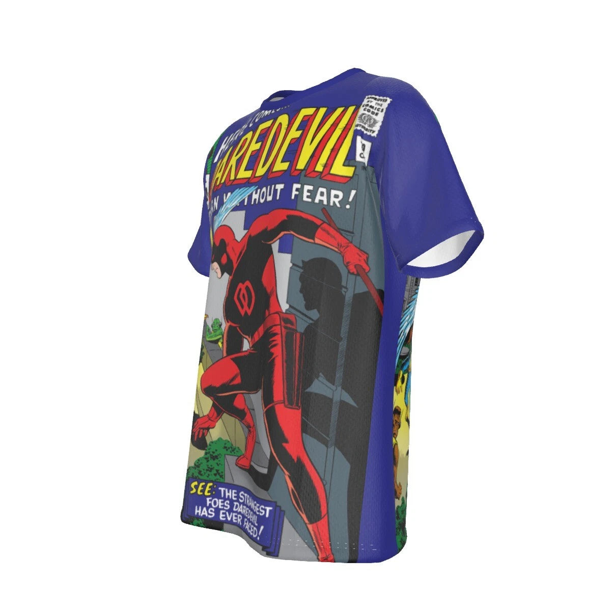 DAREDEVIL 10 ALL OVER PRINT SHIRT - WALLY WOOD COVER