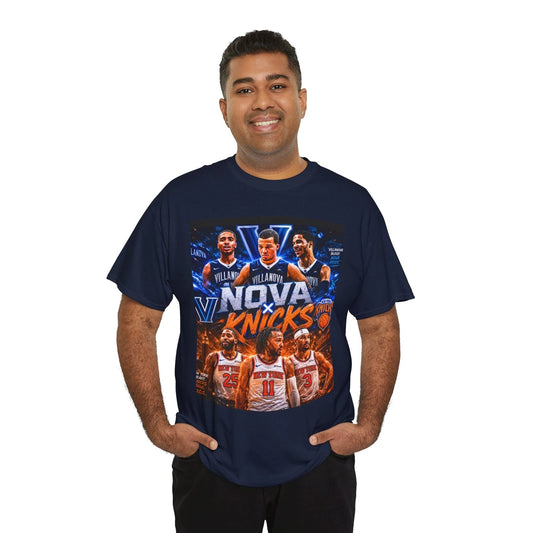 Nova Knicks Poster Basketball Tee | Team Players Graphic Shirt