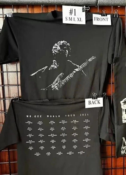 Mk Gee Tour 2024 Heavy Cotton Unisex T-Shirt Size S-5XL