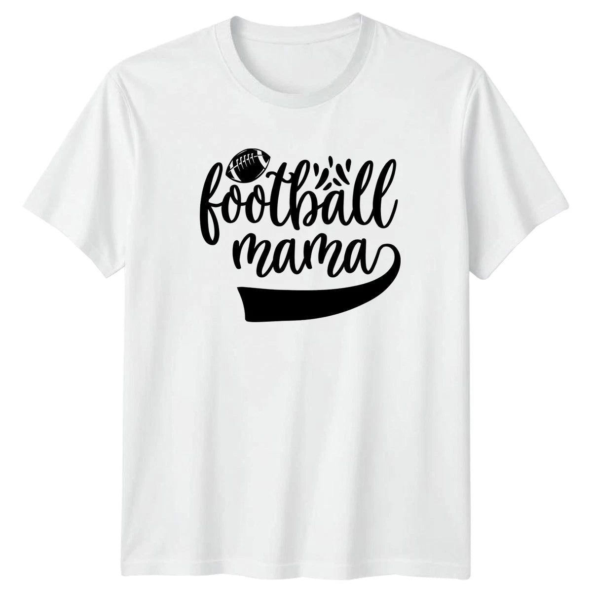 Football Mama Womens T-Shirt Football Moms Sports Mothers Day Gift For Her