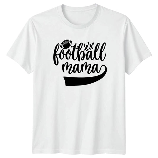 Football Mama Womens T-Shirt Football Moms Sports Mothers Day Gift For Her