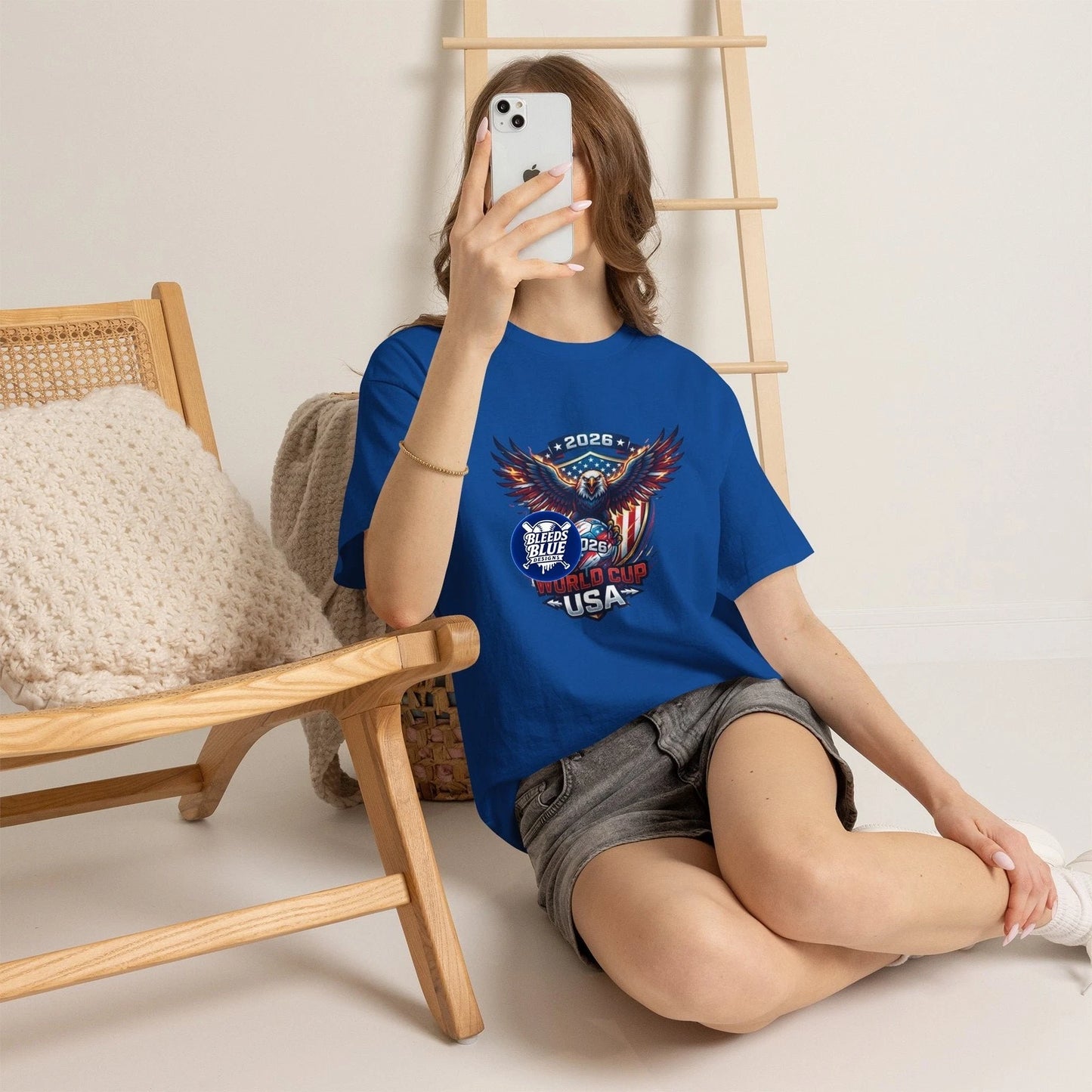 2026 World Cup USA Eagle T-Shirt — Patriotic Soccer Fan Tee