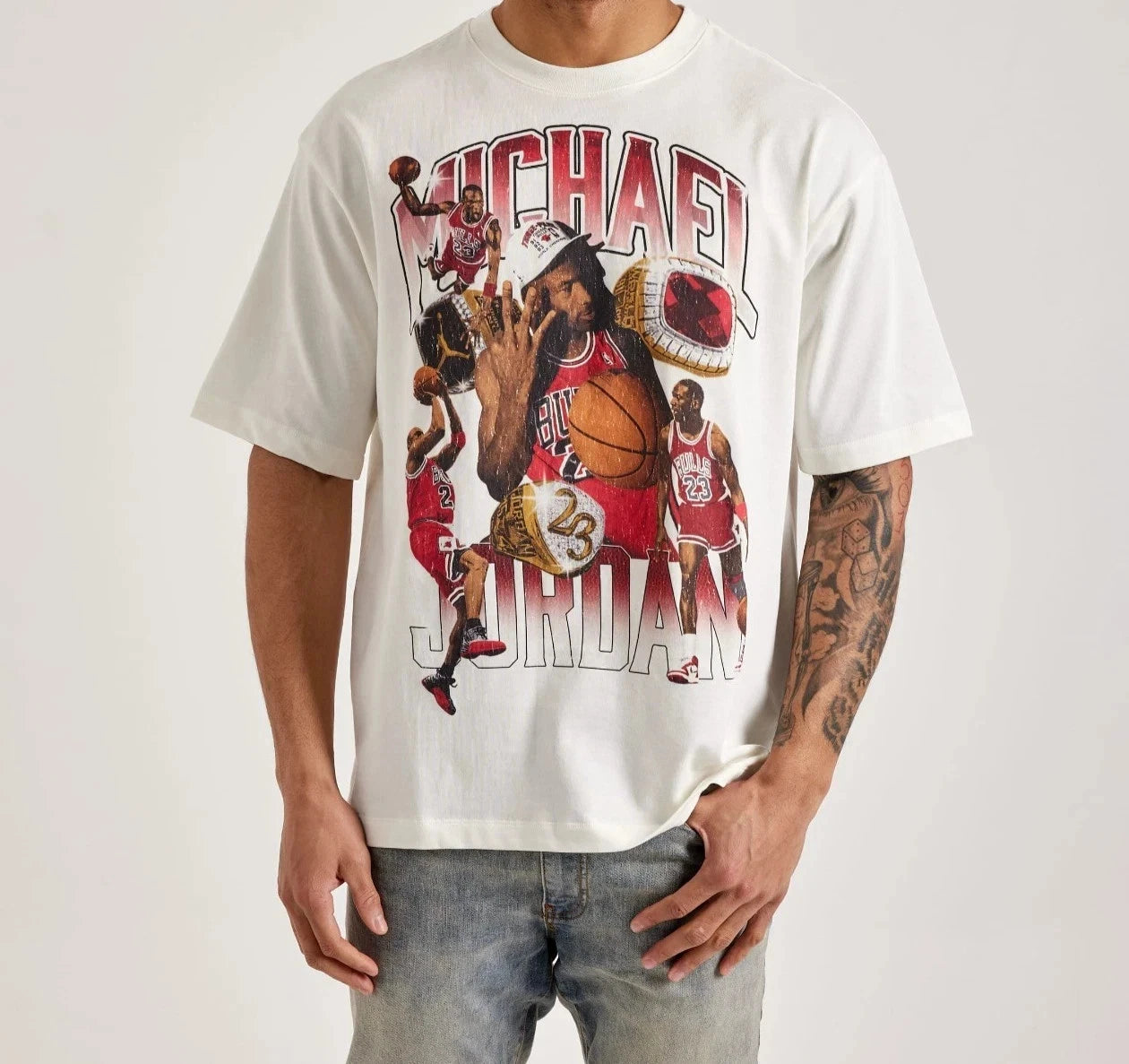 Jordan Flight Essentials 85 Photo Oversized T-Shirt Sail HM7131-133 XL   X-Large