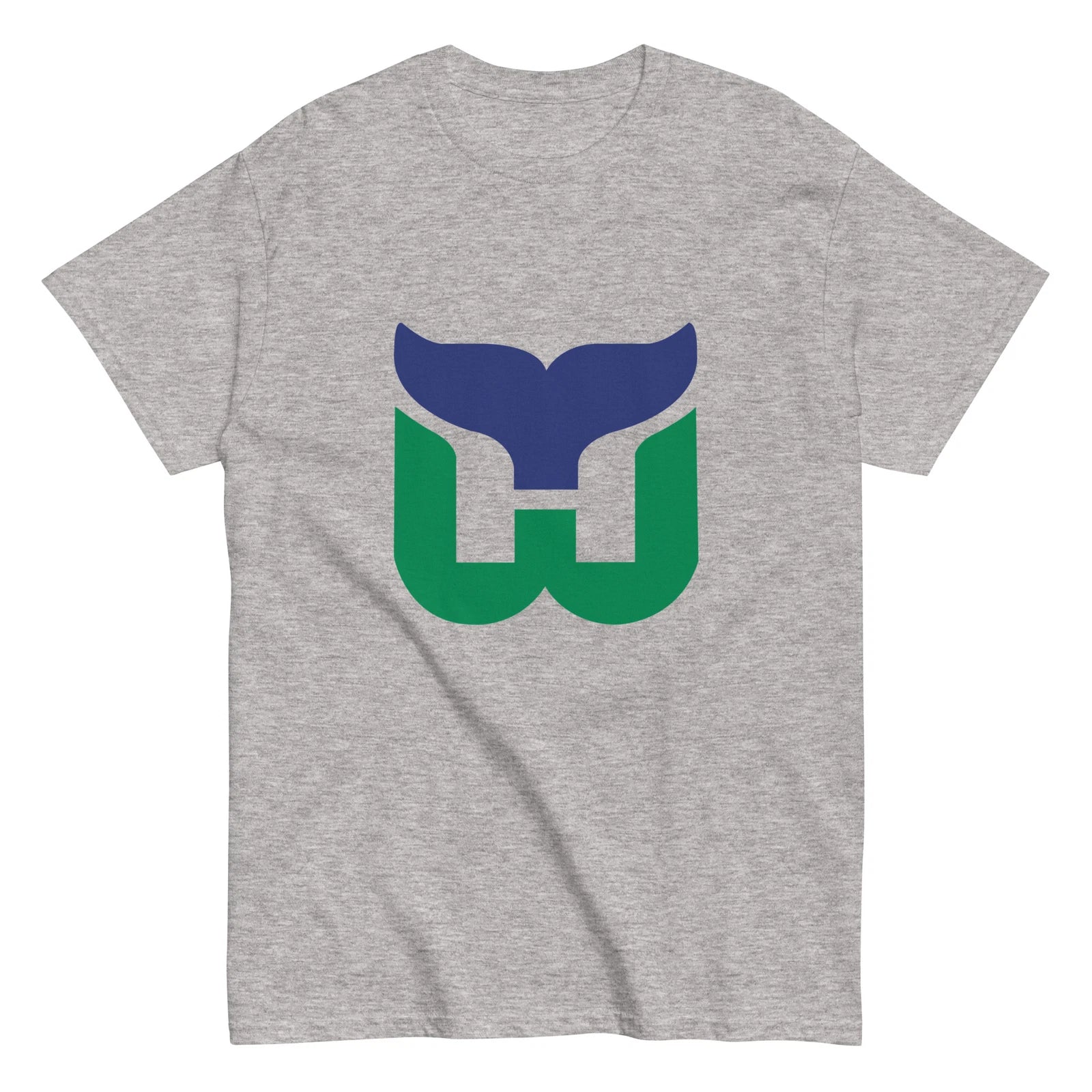 VINTAGE HARTFORD WHALERS UNISEX CLASSIC T-SHIRT TEE NEW ENGLAND NHL HURRICANES