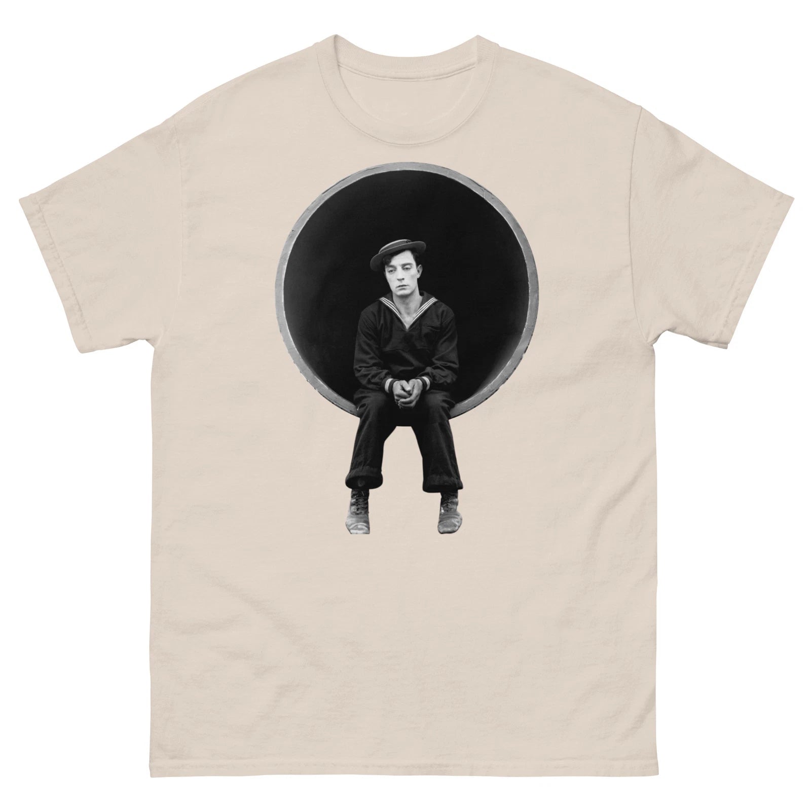 Buster Keaton T Shirt | Silent Movie Star Tee | Vintage Comedy Legend Shirt