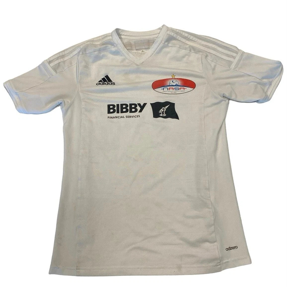 Adidas Aeroready #34 NASA North Atlanta Soccer White Size Medium