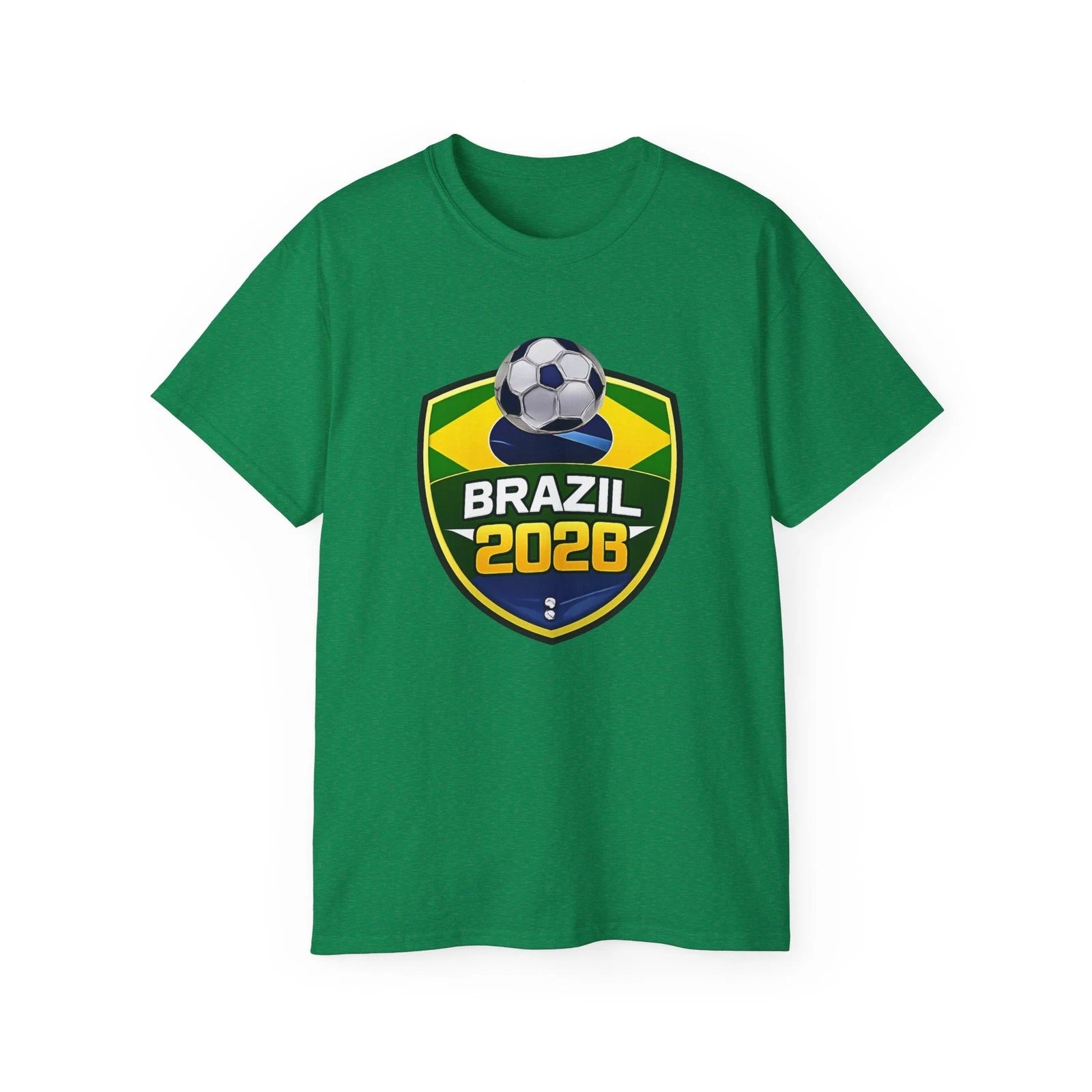 Brazil 2026 Soccer Support Tee | Brazil Football Fan Tee