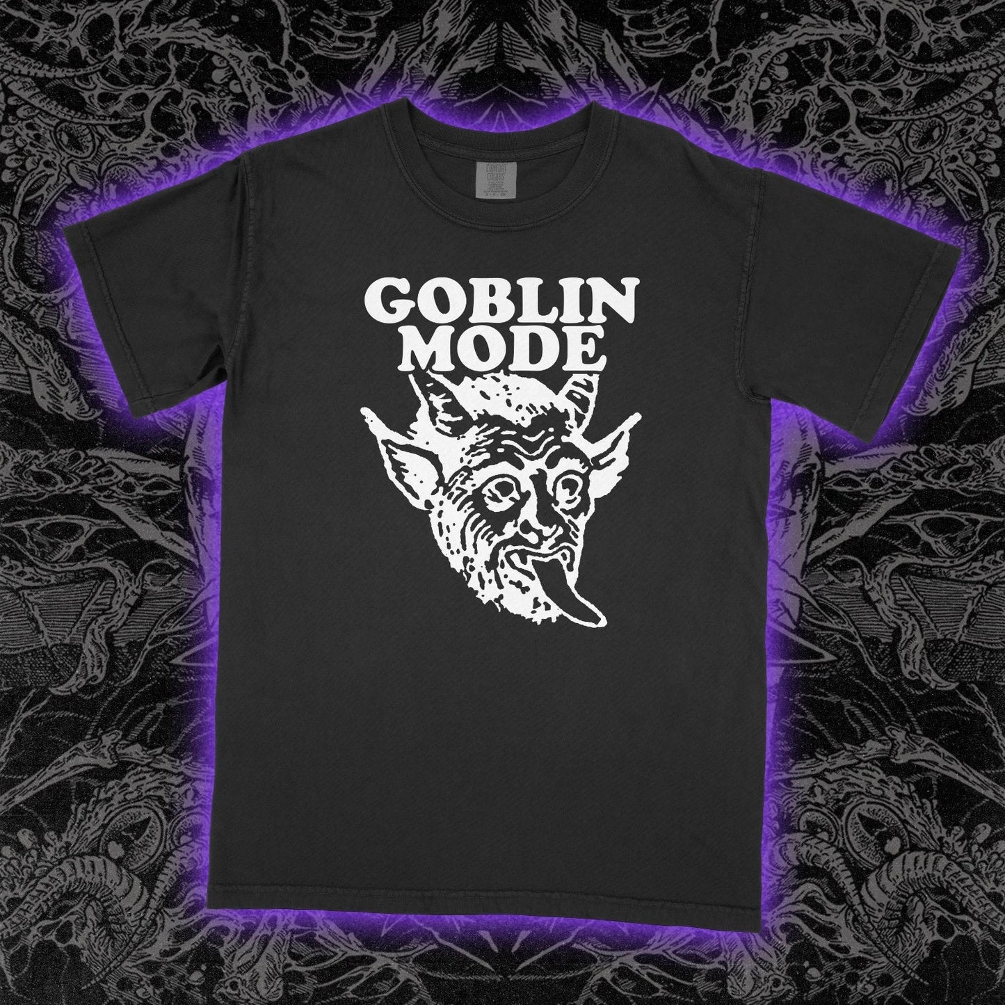 GOBLIN MODE Shirt horror satan death ritual demons Pentagram  Unisex Tee