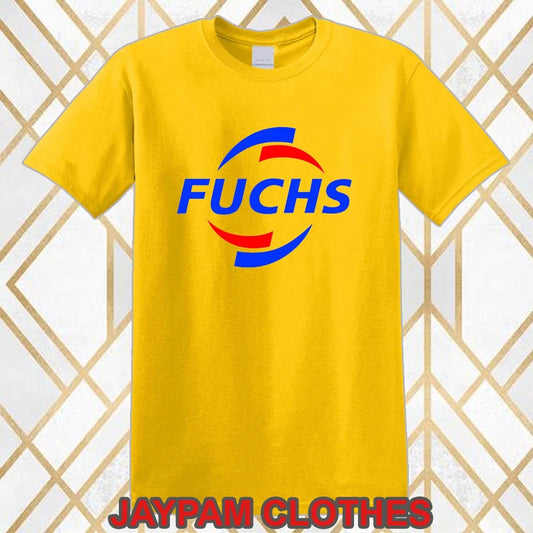 FUCHS Racing Car Motorcycle Oil Men's Yellow Size S - 5XL