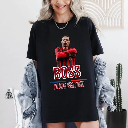 Hugo Ekitike Football Fan T-Shirt – Unisex Soccer Supporter Tee