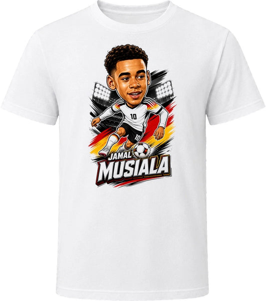 Jamal Musiala, Germany Caricature Soccer 2026 T Shirt