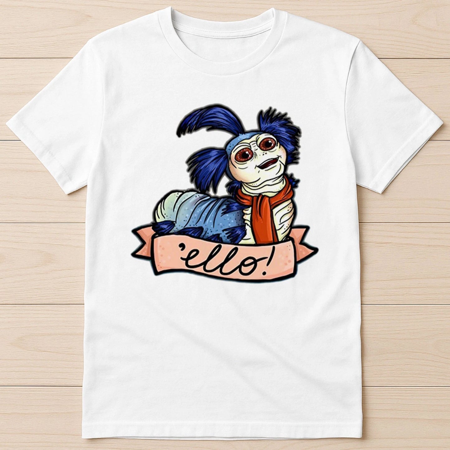The Worm Ello Labyrinth Funny Gift Tee T Shirt 8049