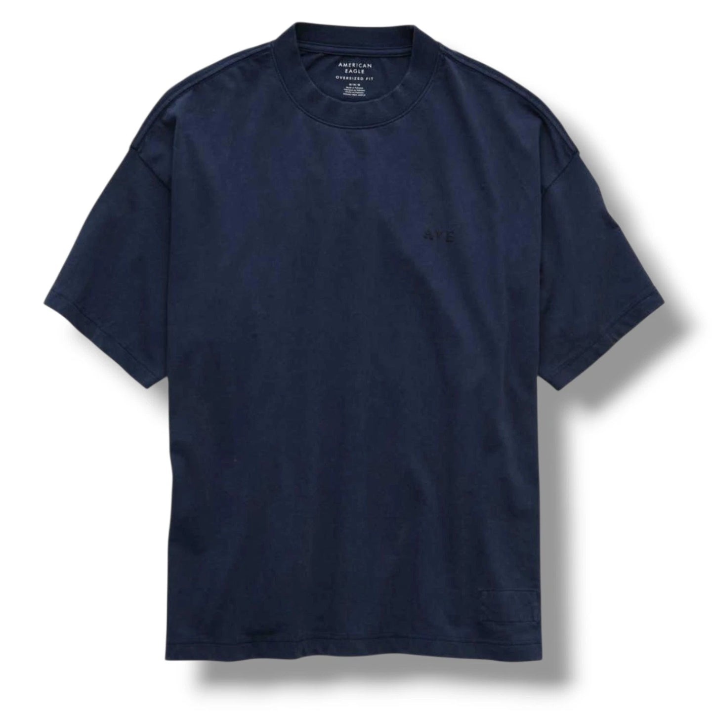 AE American Eagle Laidback Luxe Heavyweight Oversized Logo Graphic T-Shirt