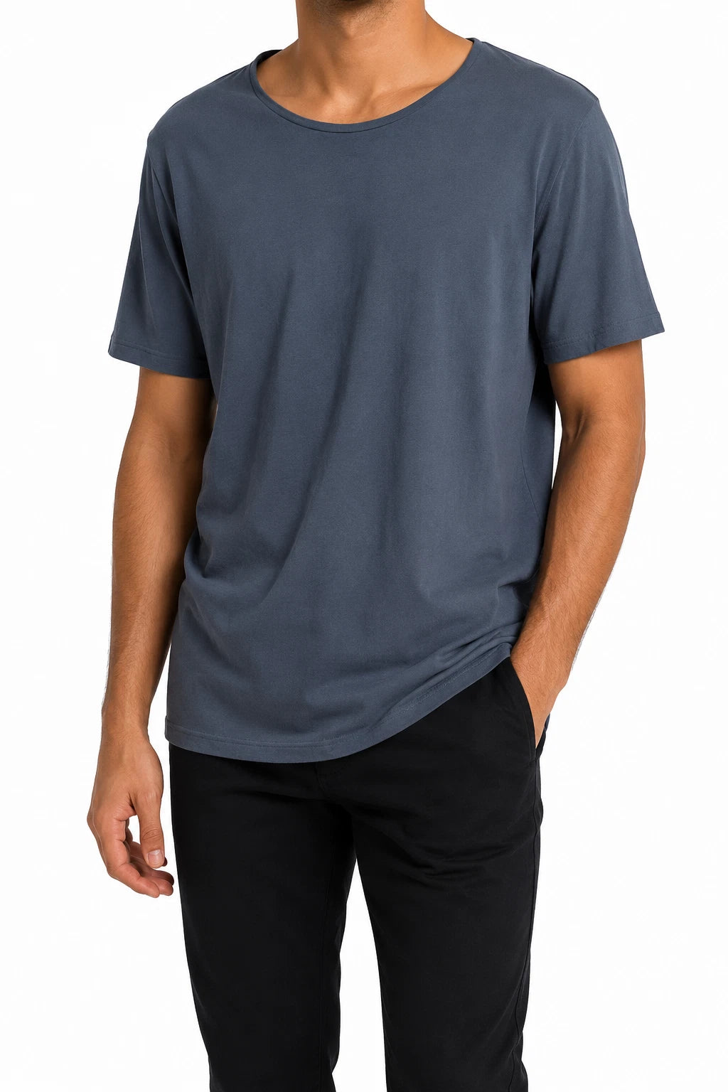 Drykorn shirt blue men's Carlo top cotton short sleeve summer NP 50 new