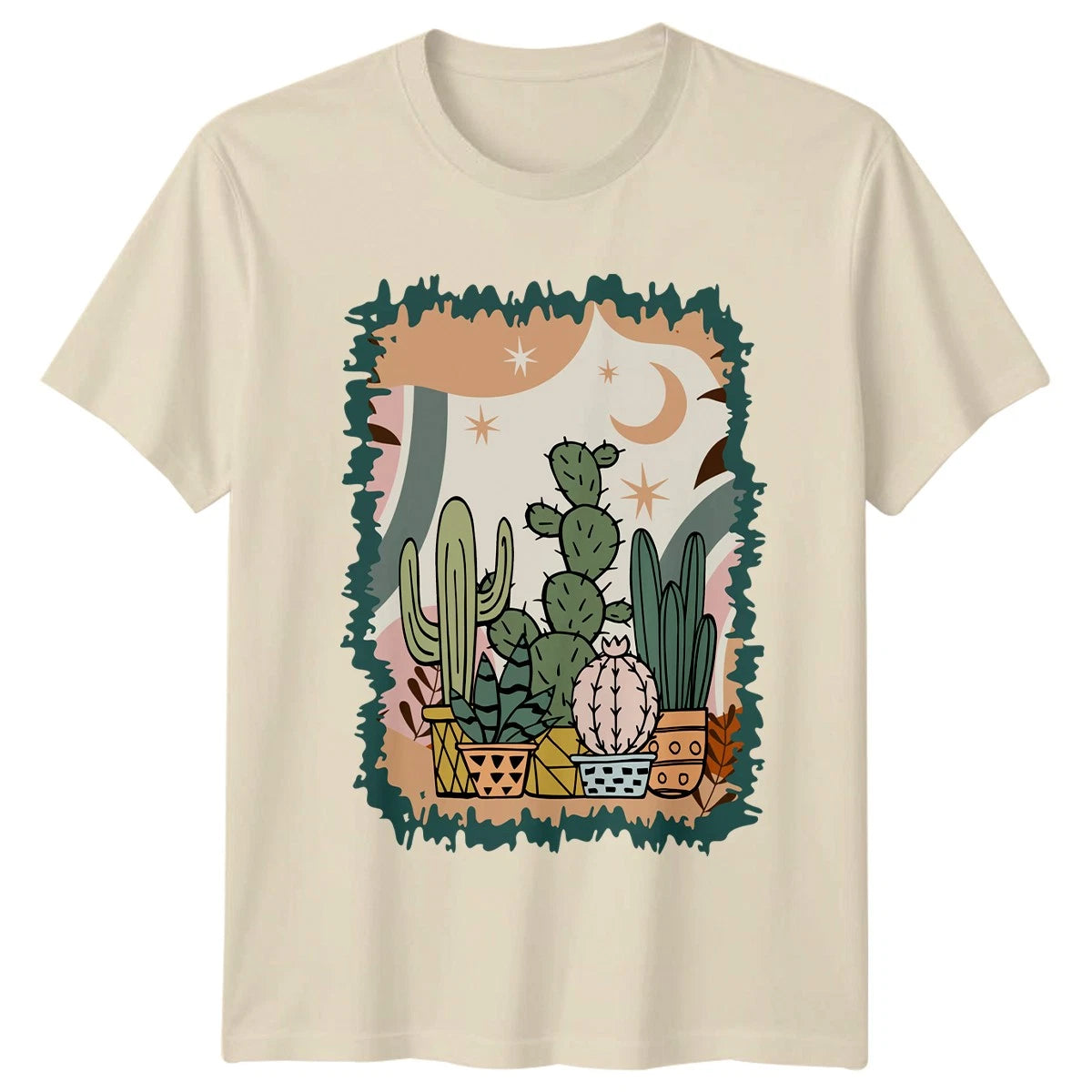 Cactus Succulent T-Shirt Desert Plant Gardening Gift For Him And Her