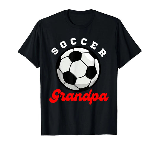 Funny Grandpa Proud Soccer Lover Papa for Father's Day T-Shirt