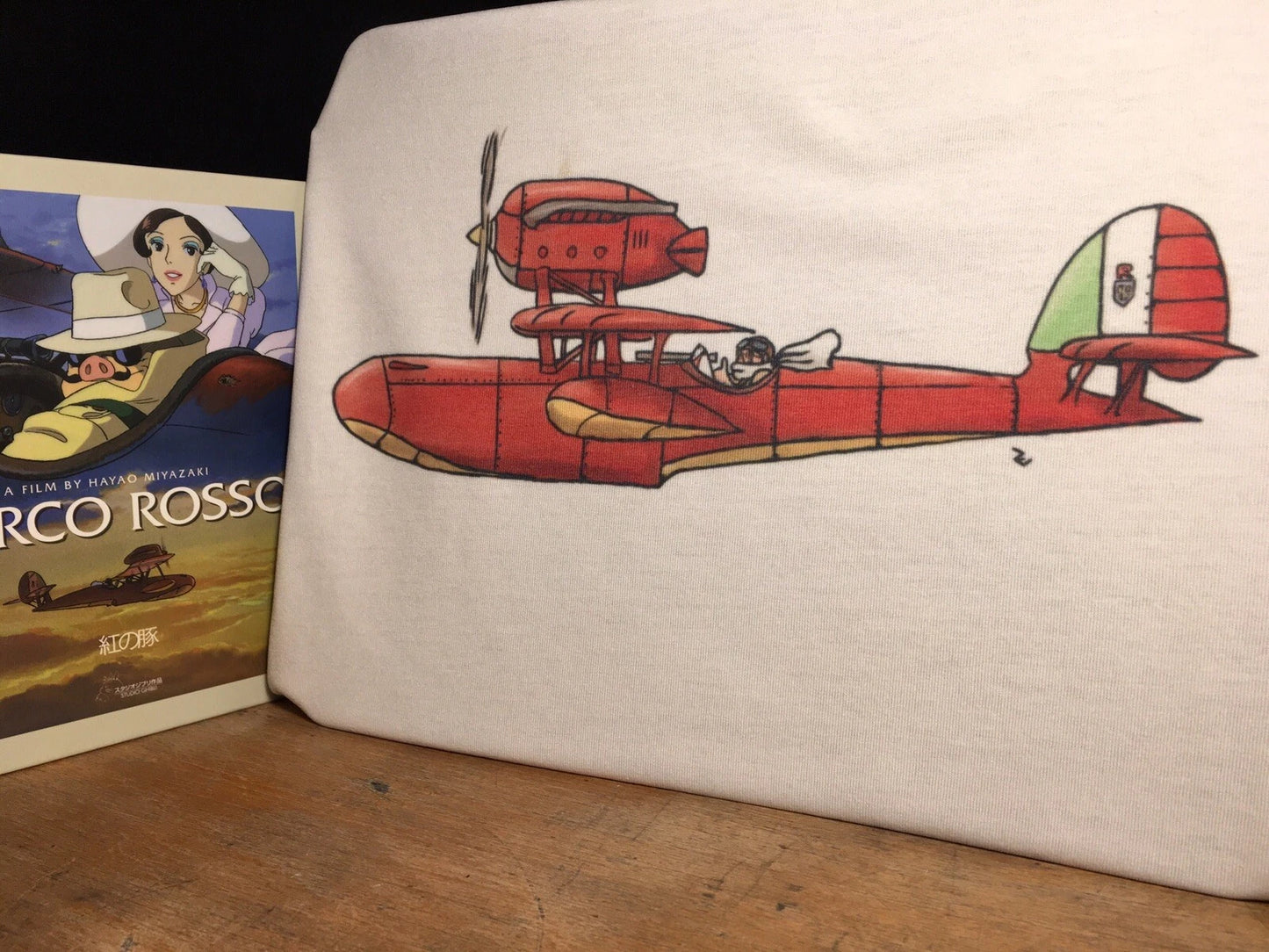 Porco Rosso Sketch - Kurenai no Buta 紅の豚 Studio Ghibli T-Shirt by Rev-Level