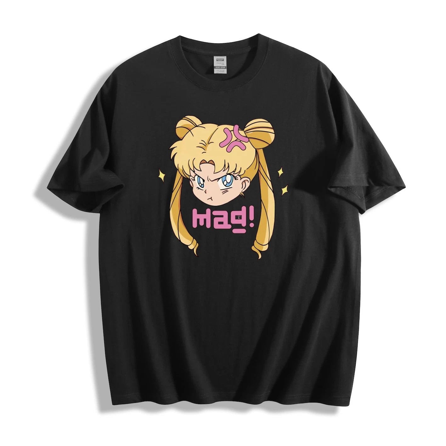 Sailor Moon "Mad!" T-Shirt - Relatable Anime Meme Design Unisex Tee