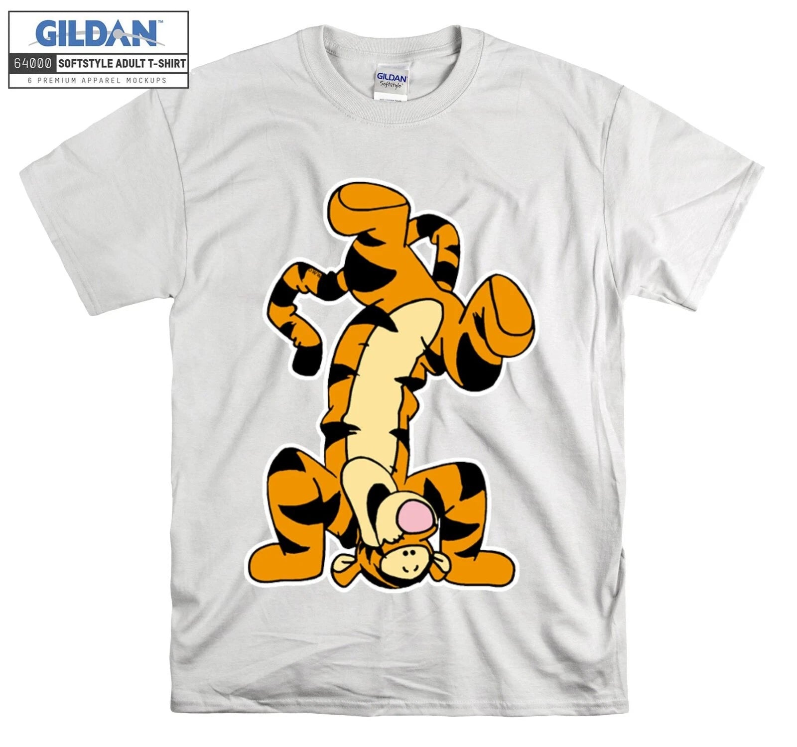 Winnie The Pooh Tigger T-shirt Cartoon Cute T shirt Men Women Unisex Tshirt 3863
