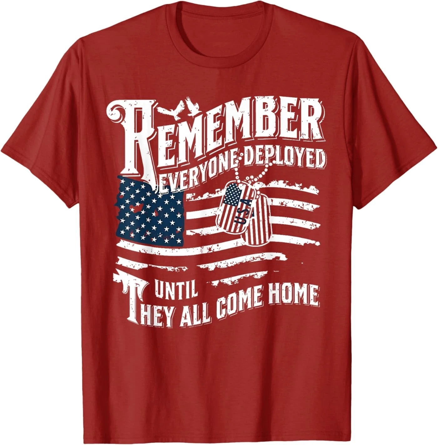 RED Remember Everyone Deployed Red Friday Military Support T-Shirt