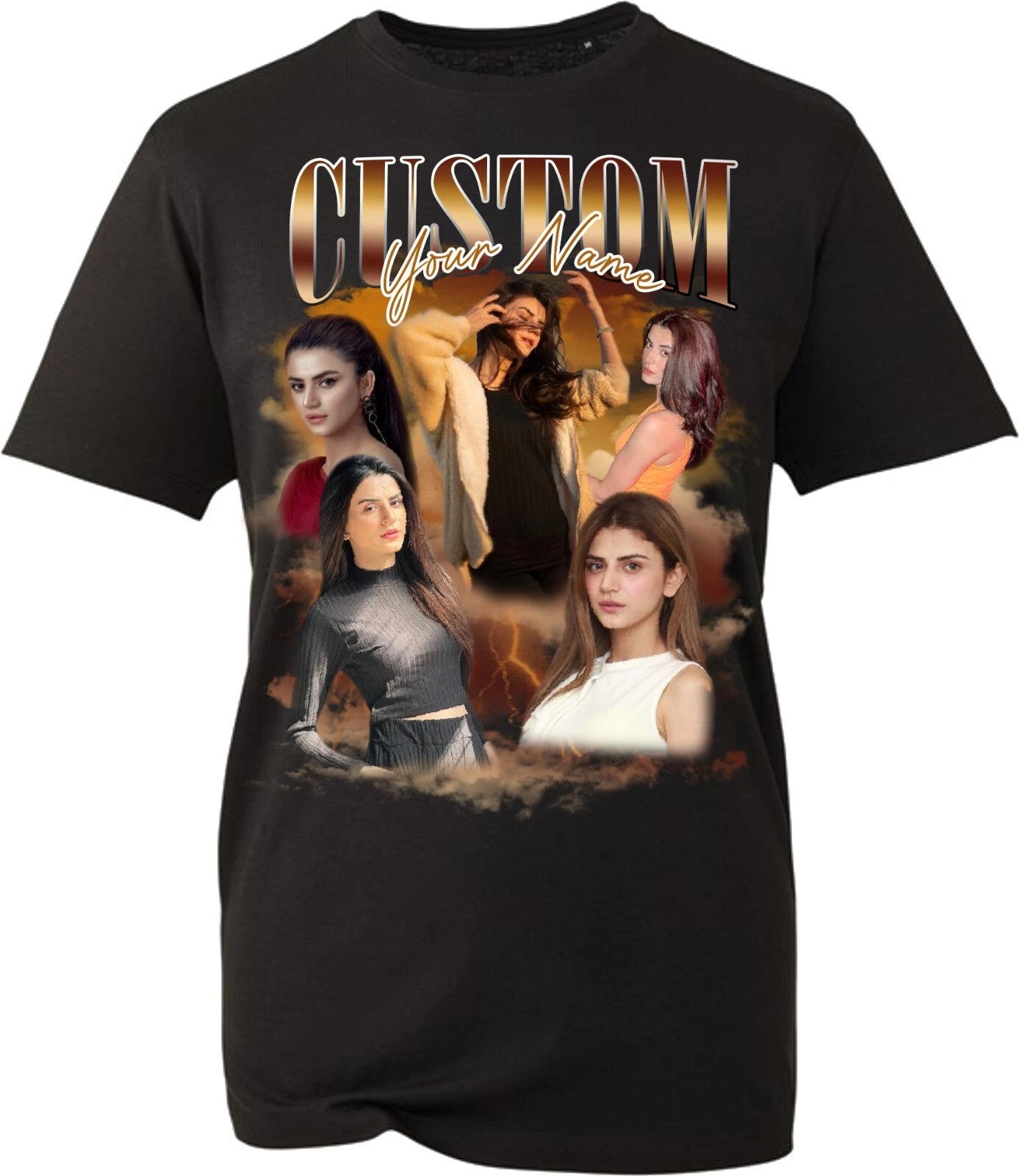 Custom Bootleg Rap tee, Vintage 90's Bootleg, Collage t shirt, retro personalise
